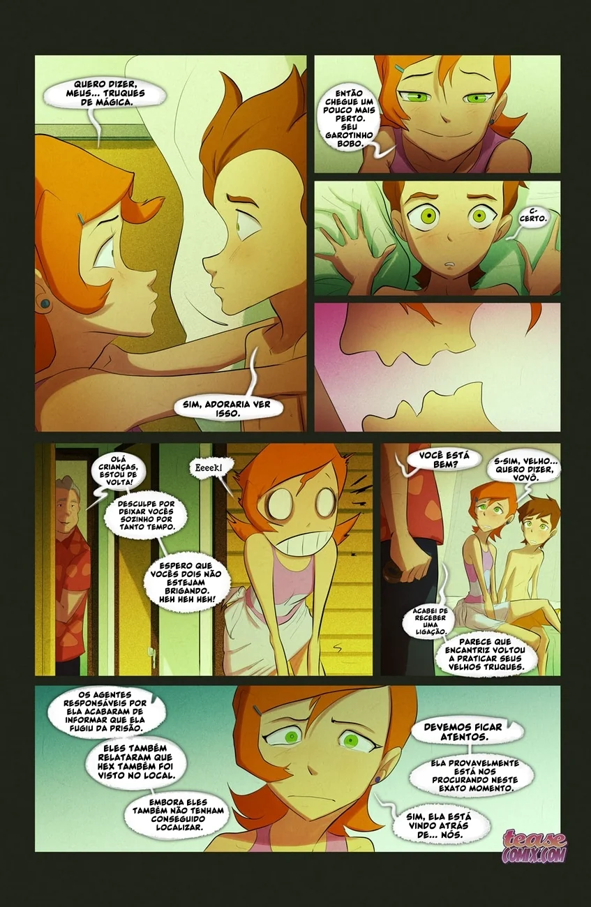 [REVISAR POST ⚠️✏️] Ben 10 Hentai: A bruxa Sem Nome
