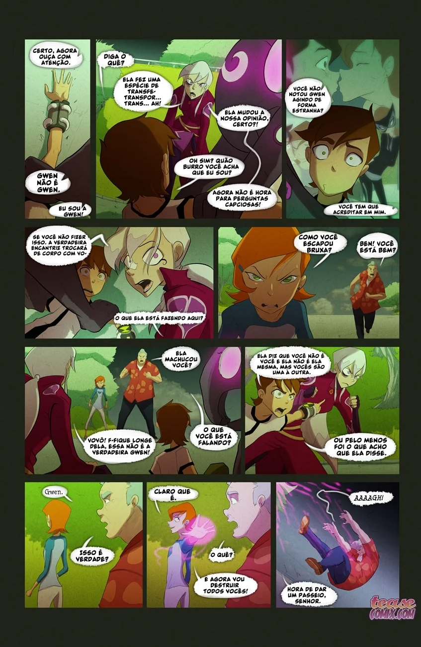 [REVISAR POST ⚠️✏️] Ben 10 Hentai: A bruxa Sem Nome