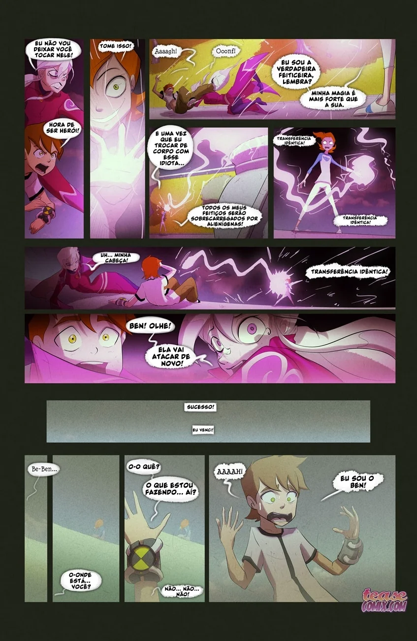 [REVISAR POST ⚠️✏️] Ben 10 Hentai: A bruxa Sem Nome