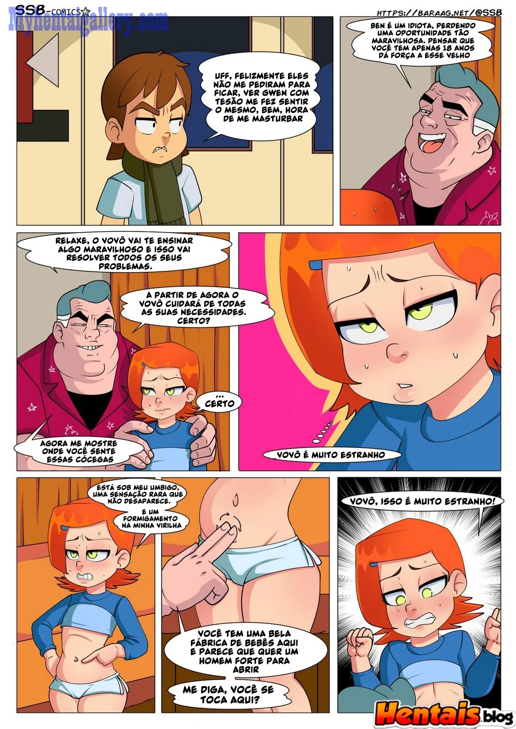 [REVISAR POST ⚠️✏️] Ben 10 Hentai: Gwen a Garota Sacanagem