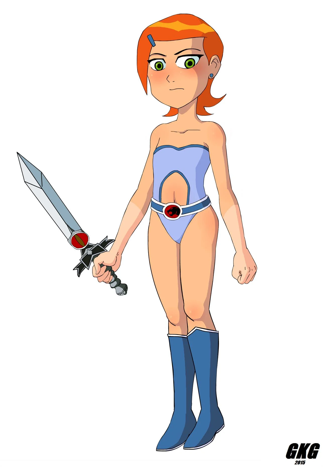Gwen a Thundercat Ninfetinha: Uma Aventura Hentai na Floresta com muito sexo em HQ Brasileiro