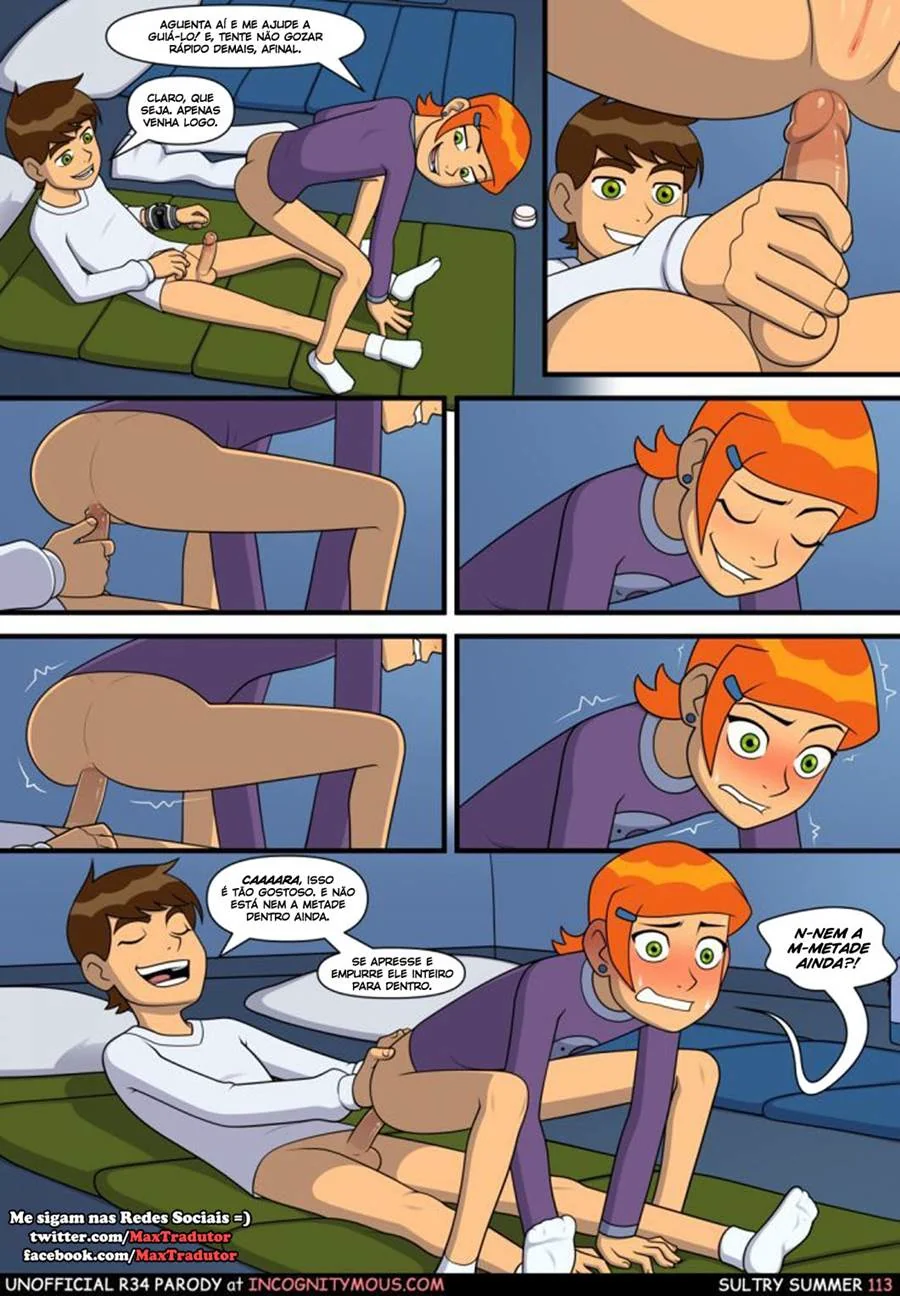 Ben 10: Verão Quente – Incesto com a Piranha da Gwen! em Hentai HQ Brasileiro