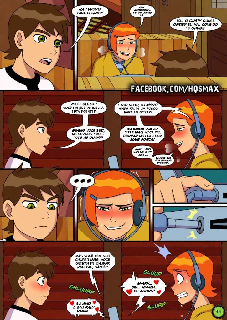 Ben 10: Verão Quente – Incesto com a Piranha da Gwen! em Hentai HQ Brasileiro
