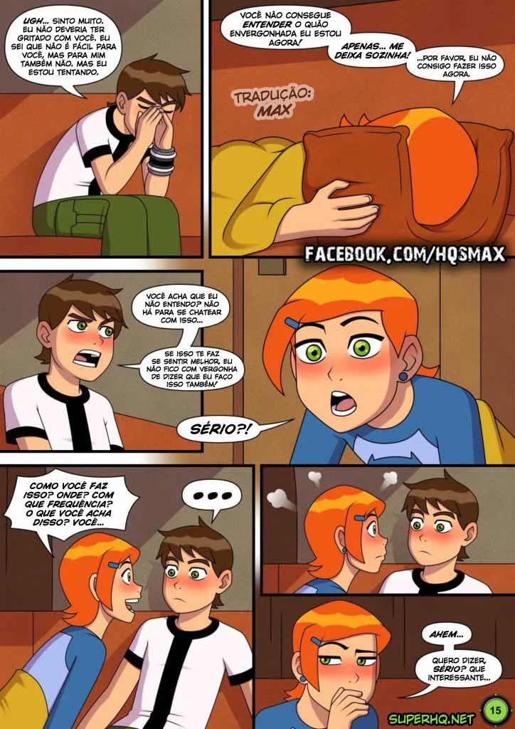 Ben 10: Verão Quente – Incesto com a Piranha da Gwen! em Hentai HQ Brasileiro