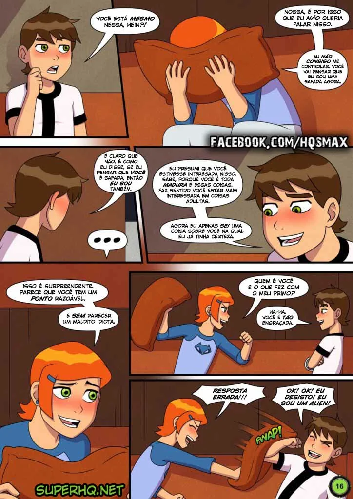 Ben 10: Verão Quente – Incesto com a Piranha da Gwen! em Hentai HQ Brasileiro