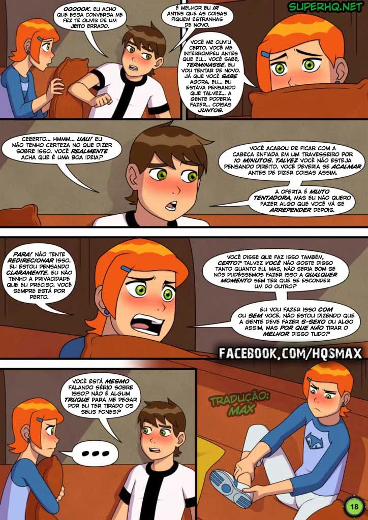 Ben 10: Verão Quente – Incesto com a Piranha da Gwen! em Hentai HQ Brasileiro