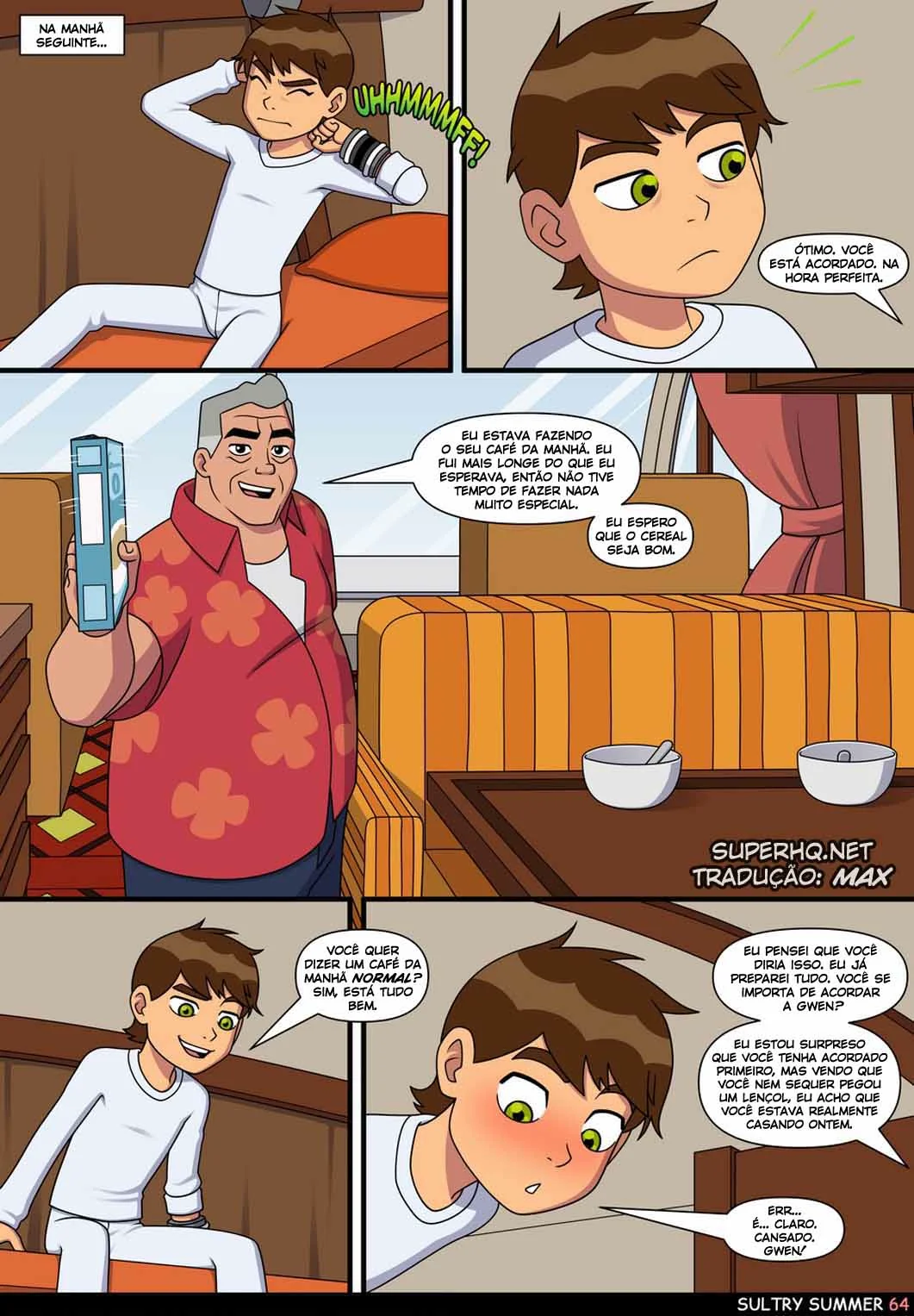 Ben 10: Verão Quente – Incesto com a Piranha da Gwen! em Hentai HQ Brasileiro