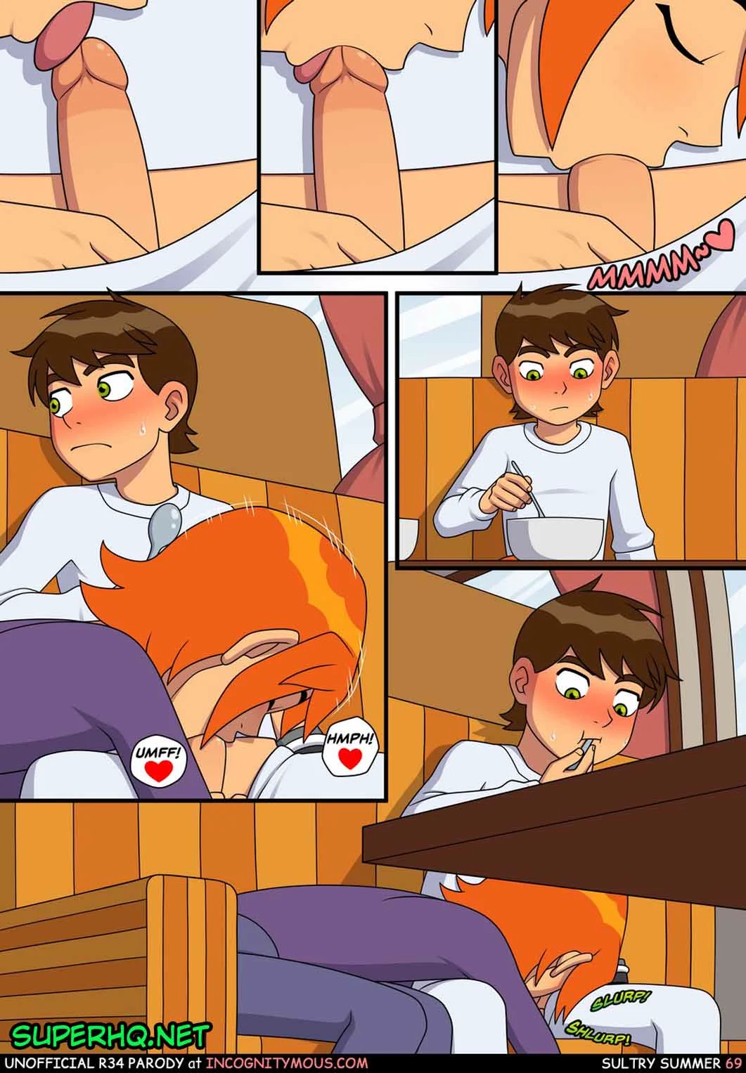 Ben 10: Verão Quente – Incesto com a Piranha da Gwen! em Hentai HQ Brasileiro