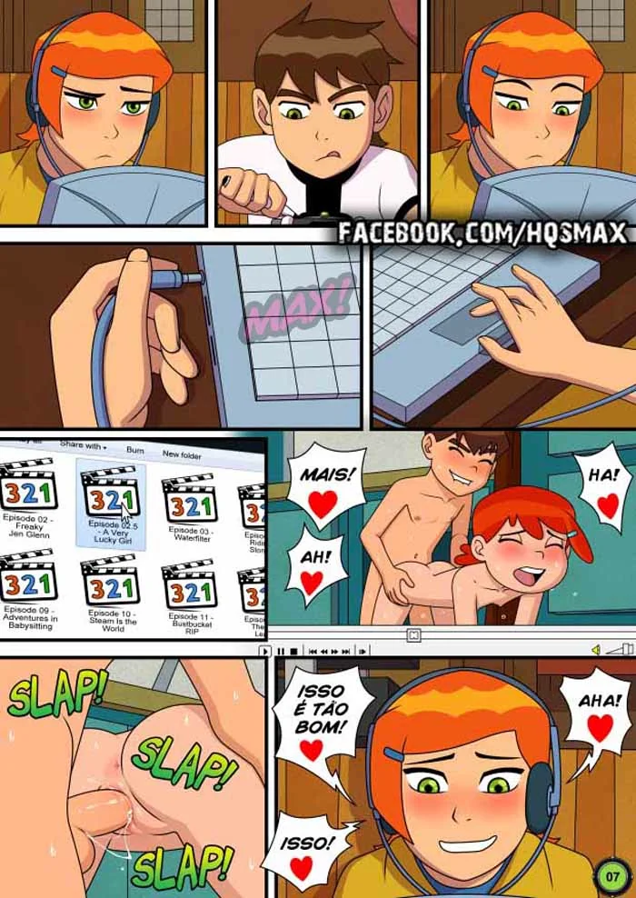 Ben 10: Verão Quente – Incesto com a Piranha da Gwen! em Hentai HQ Brasileiro