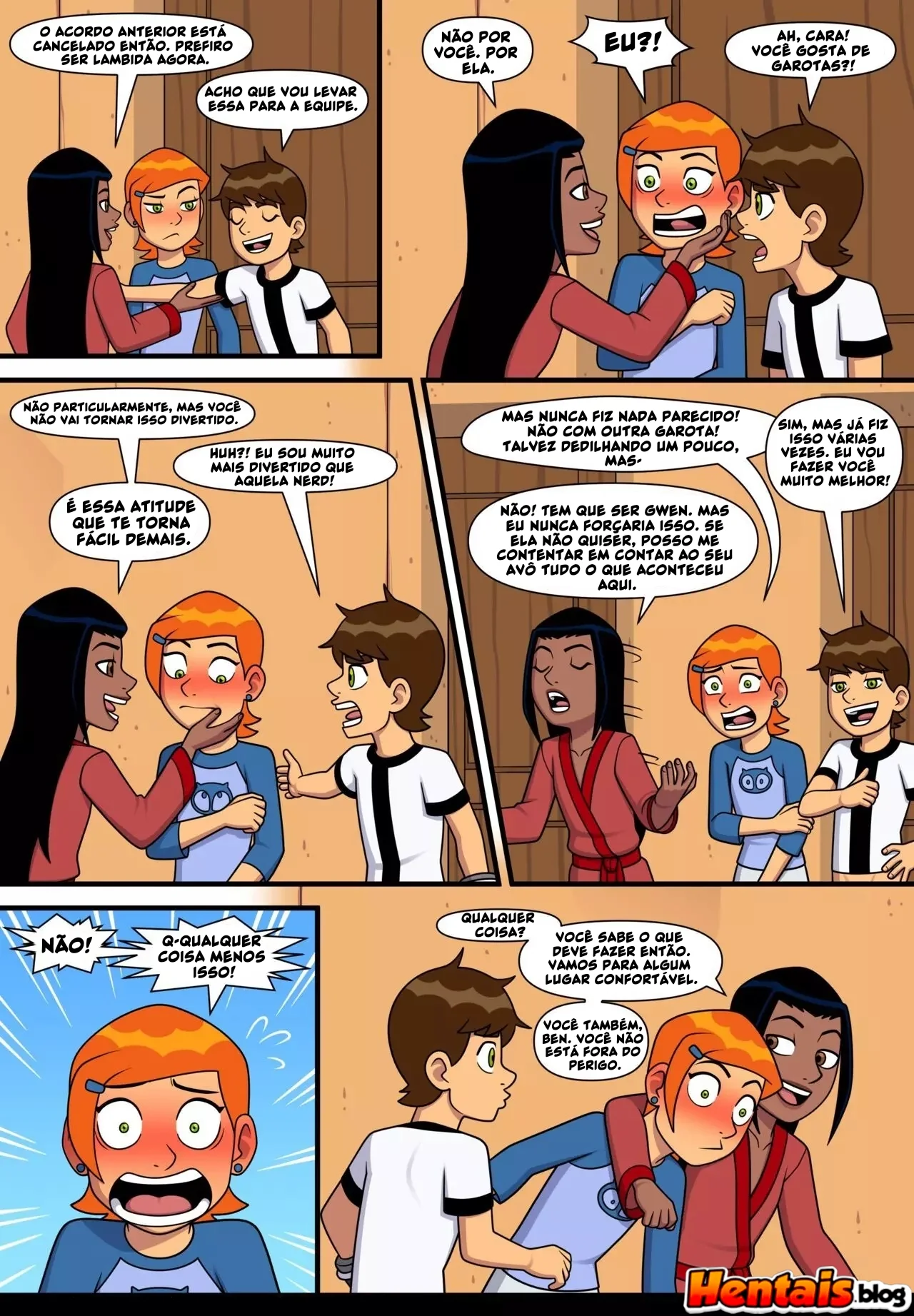 Ben 10 Putaria: Verão Quente VL.5 – Primos Tarados em Ação! em HQ