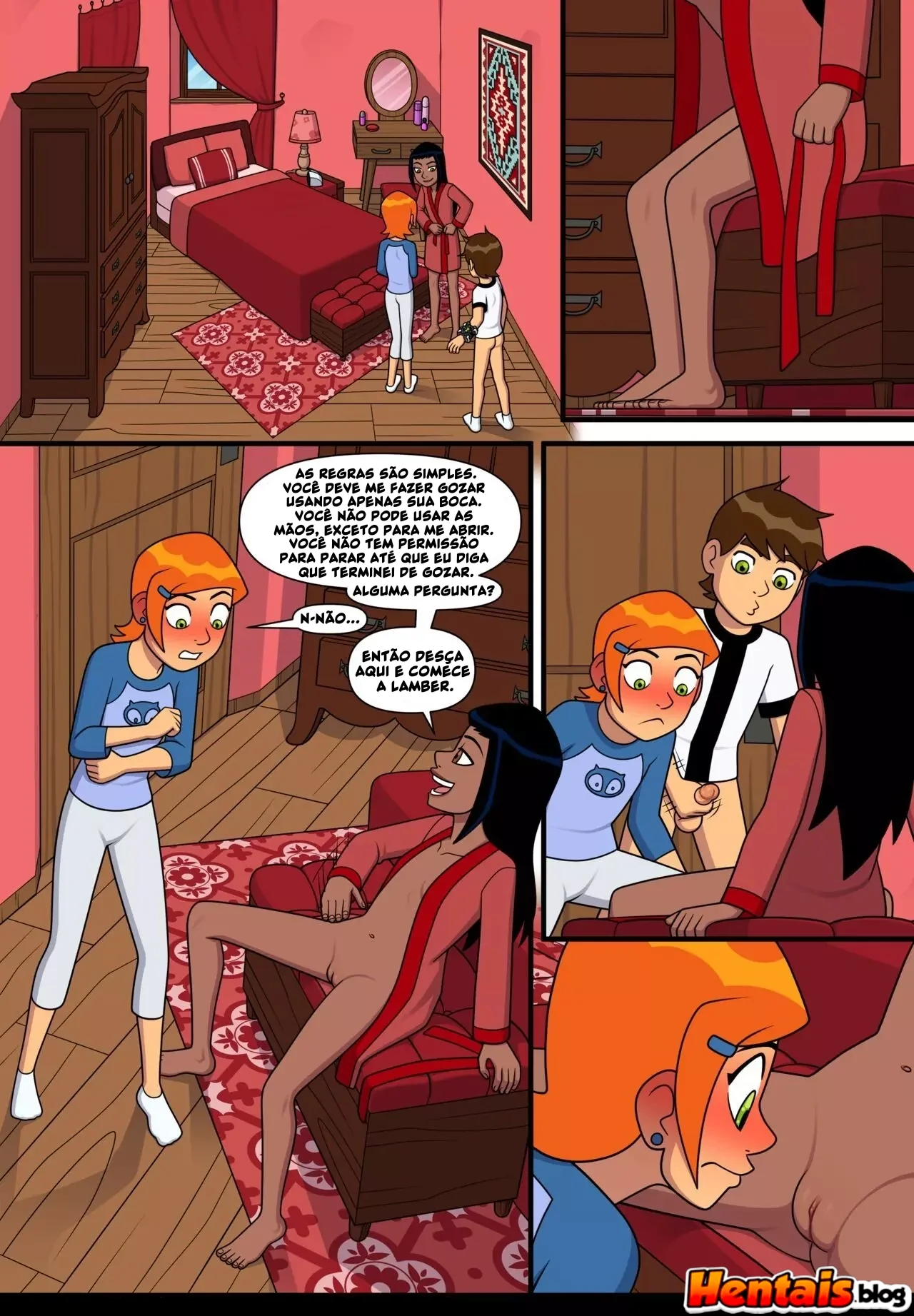 Ben 10 Putaria: Verão Quente VL.5 – Primos Tarados em Ação! em HQ