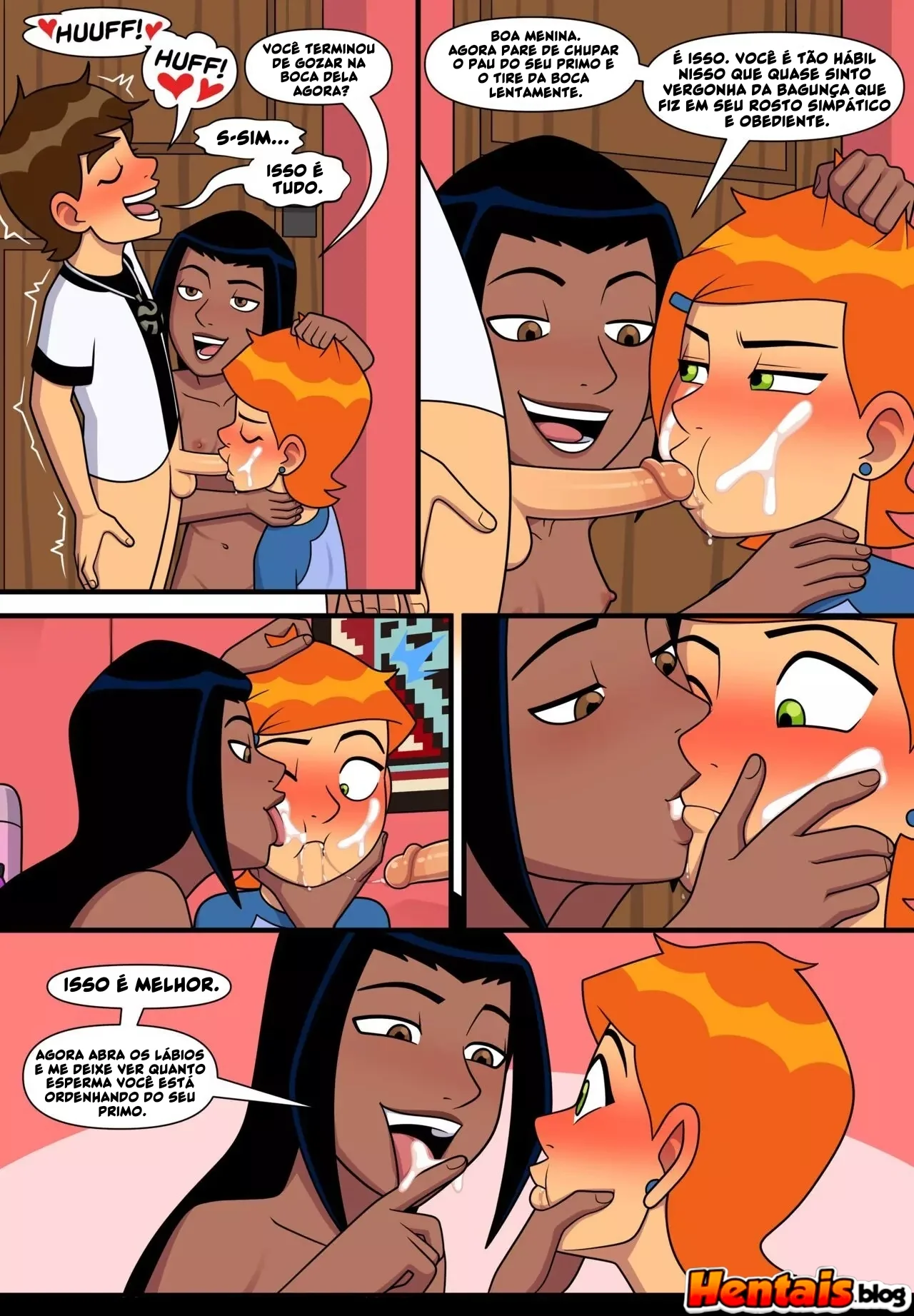 Ben 10 Putaria: Verão Quente VL.5 – Primos Tarados em Ação! em HQ