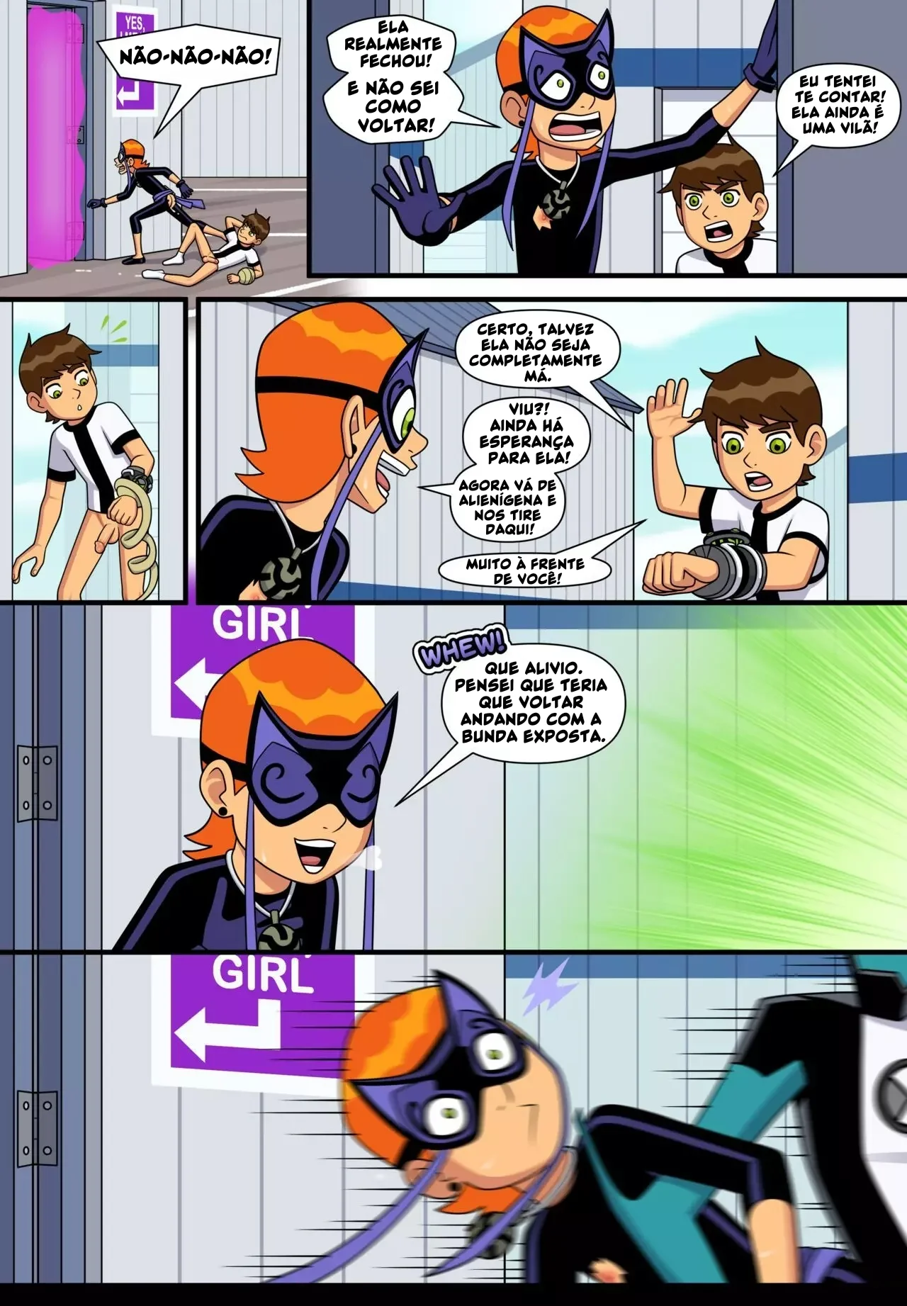 Ben 10: Verão Caliente VL.4 – Primas Safadas e Uma Piranha na Jogada em Hentai
