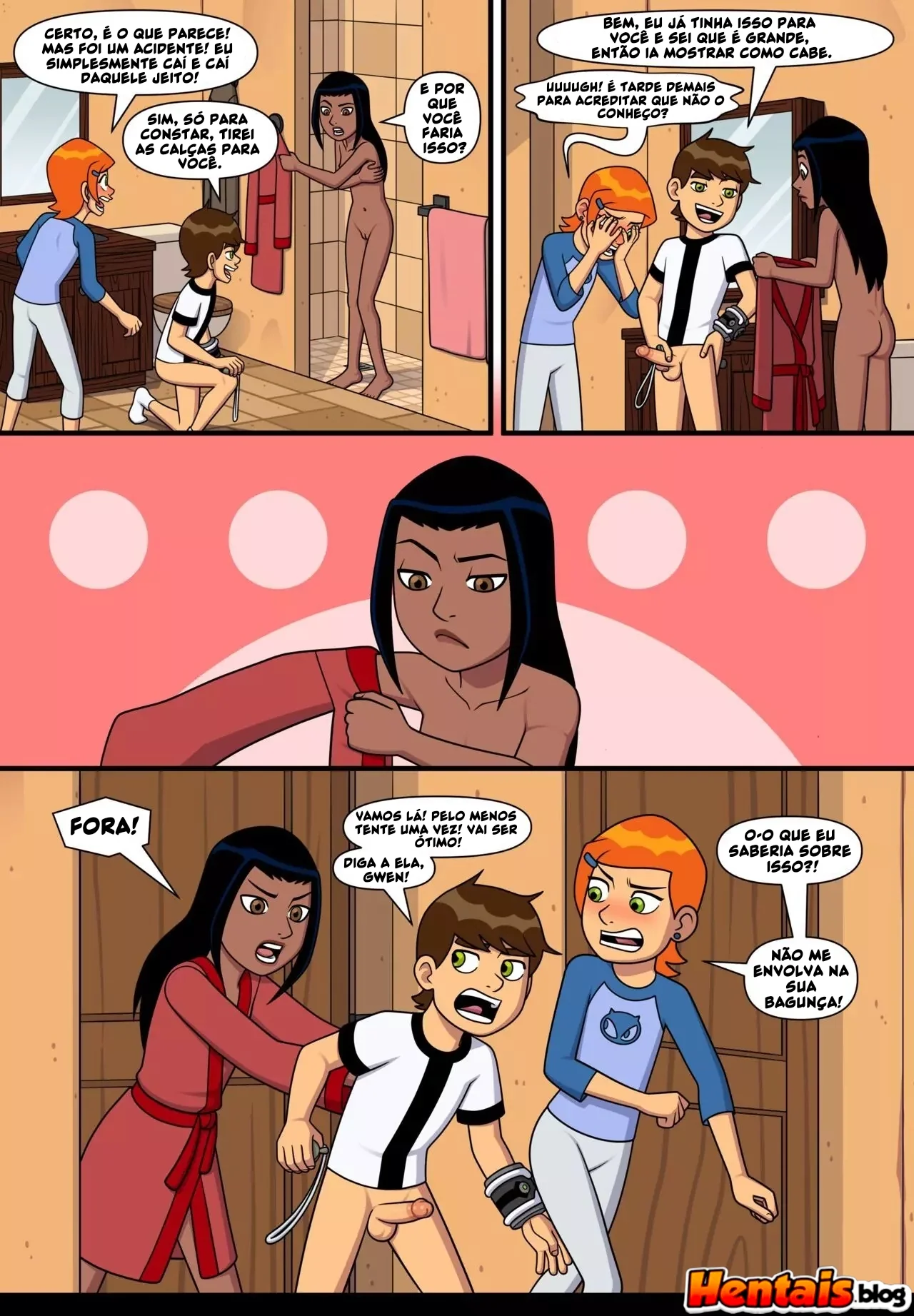 Ben 10 Putaria: Verão Quente VL.5 – Primos Tarados em Ação! em HQ