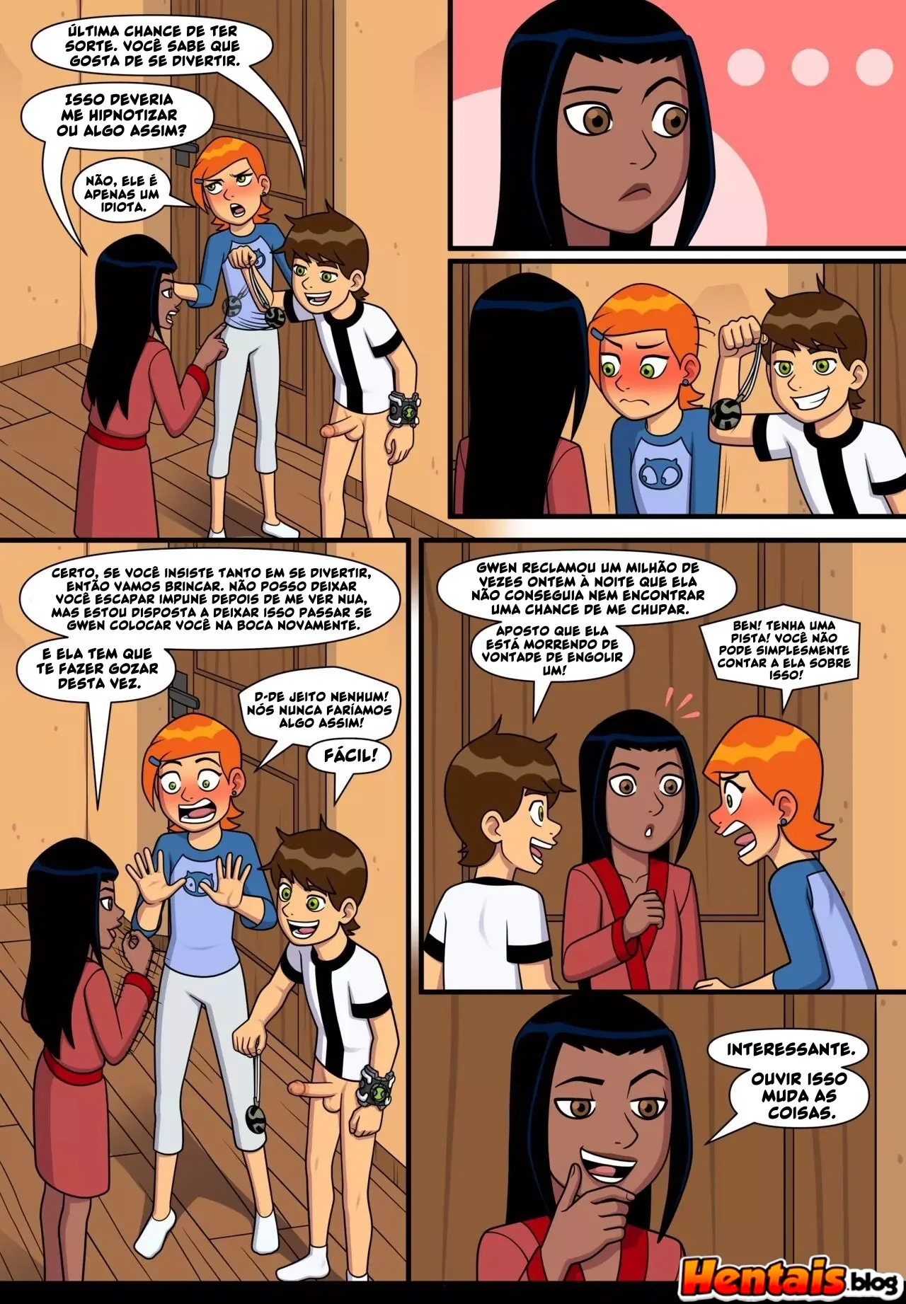 Ben 10 Putaria: Verão Quente VL.5 – Primos Tarados em Ação! em HQ