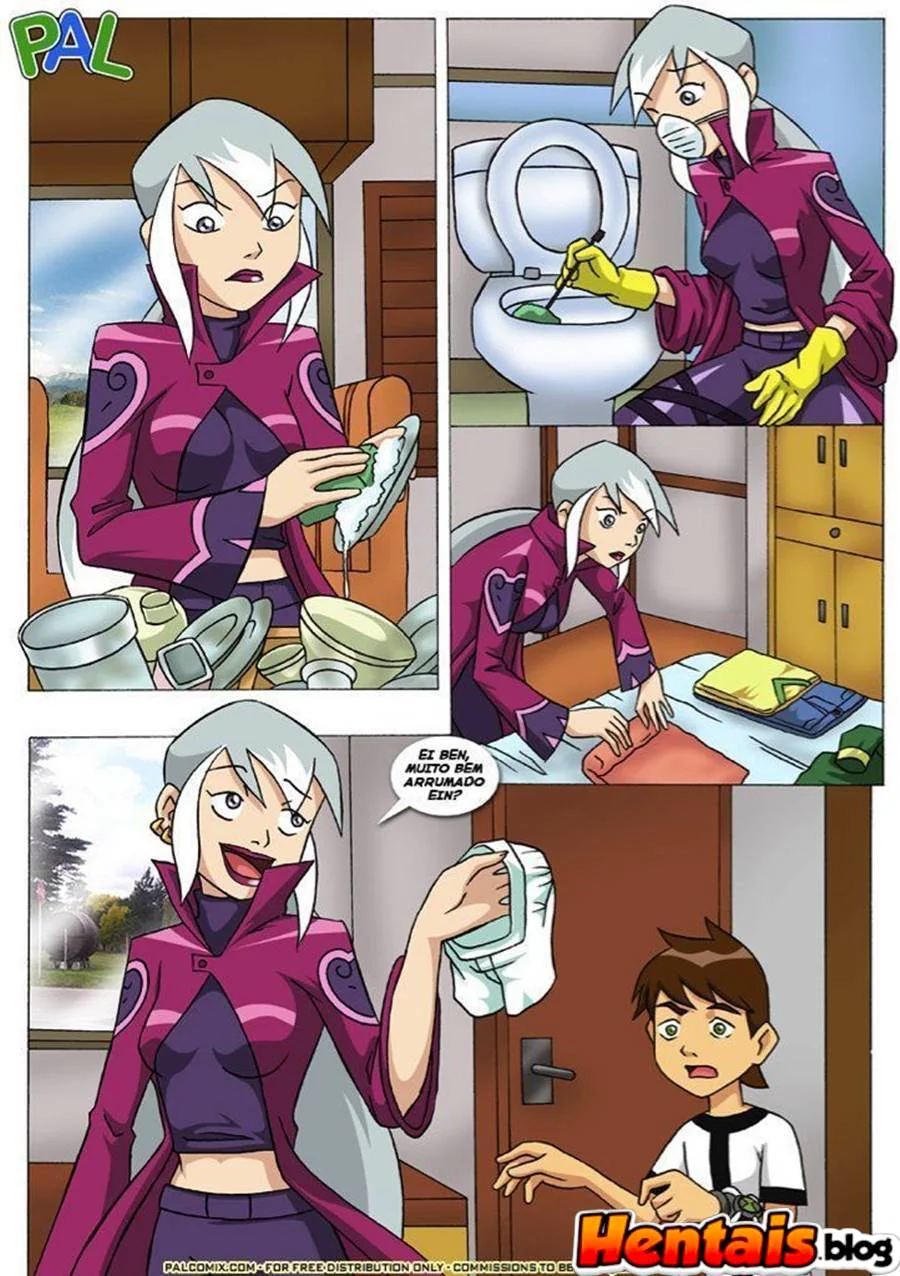 Ben Fode a Encantriz: Piranha faz de tudo para satisfazer a pica do Ben! Em Hentai HQ