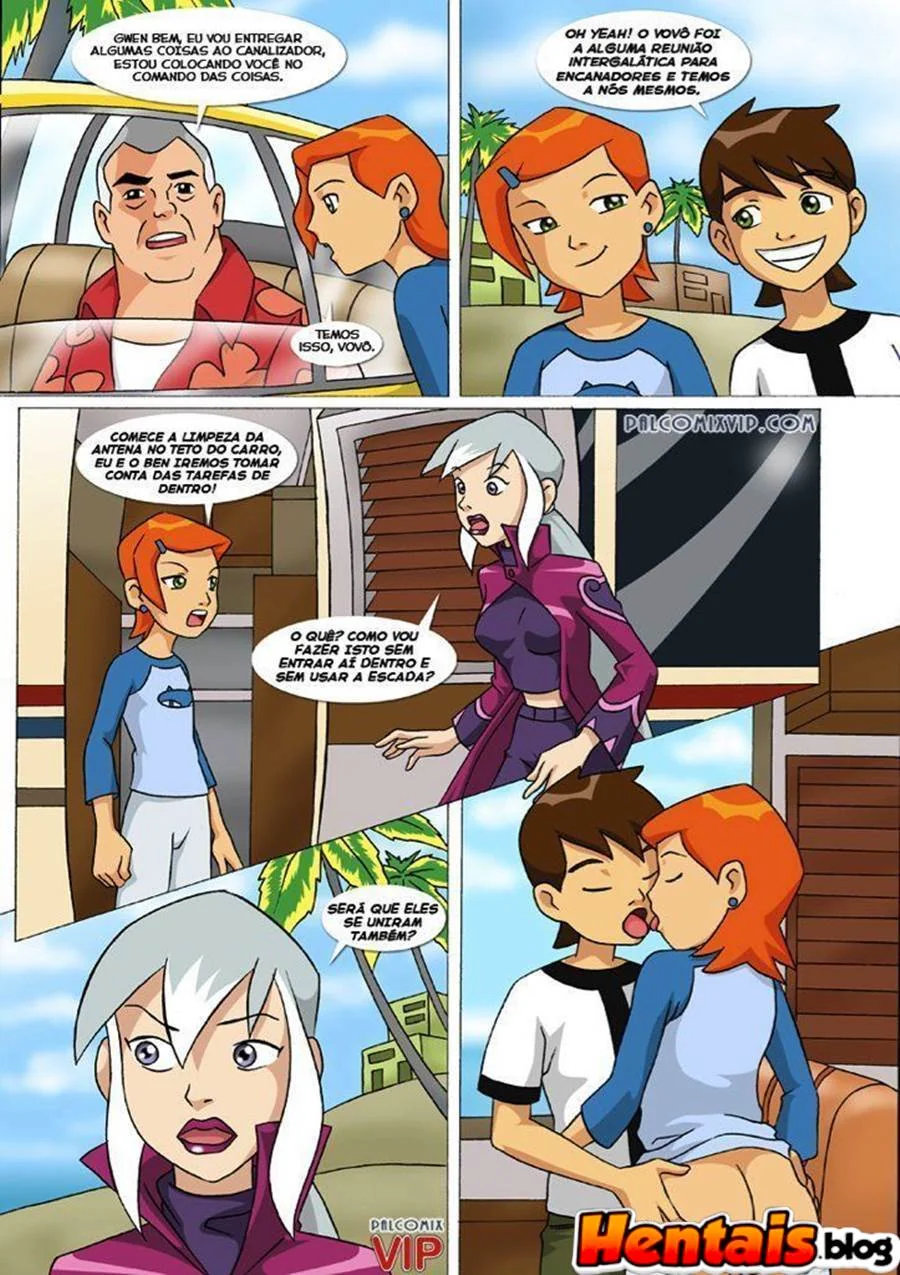 Ben Fode a Encantriz: Piranha faz de tudo para satisfazer a pica do Ben! Em Hentai HQ