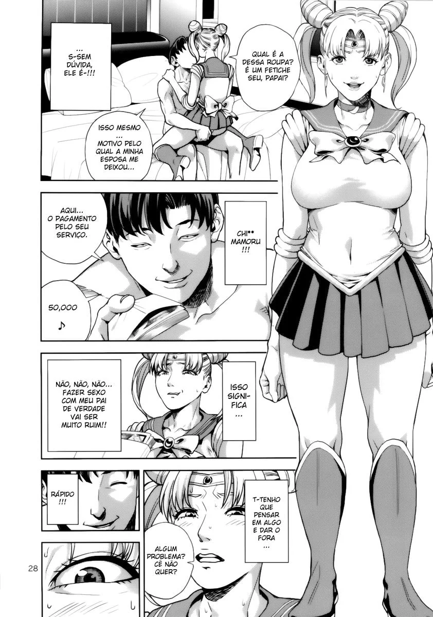 Sailor Moon A piranha do Sexo em Hentai HQ