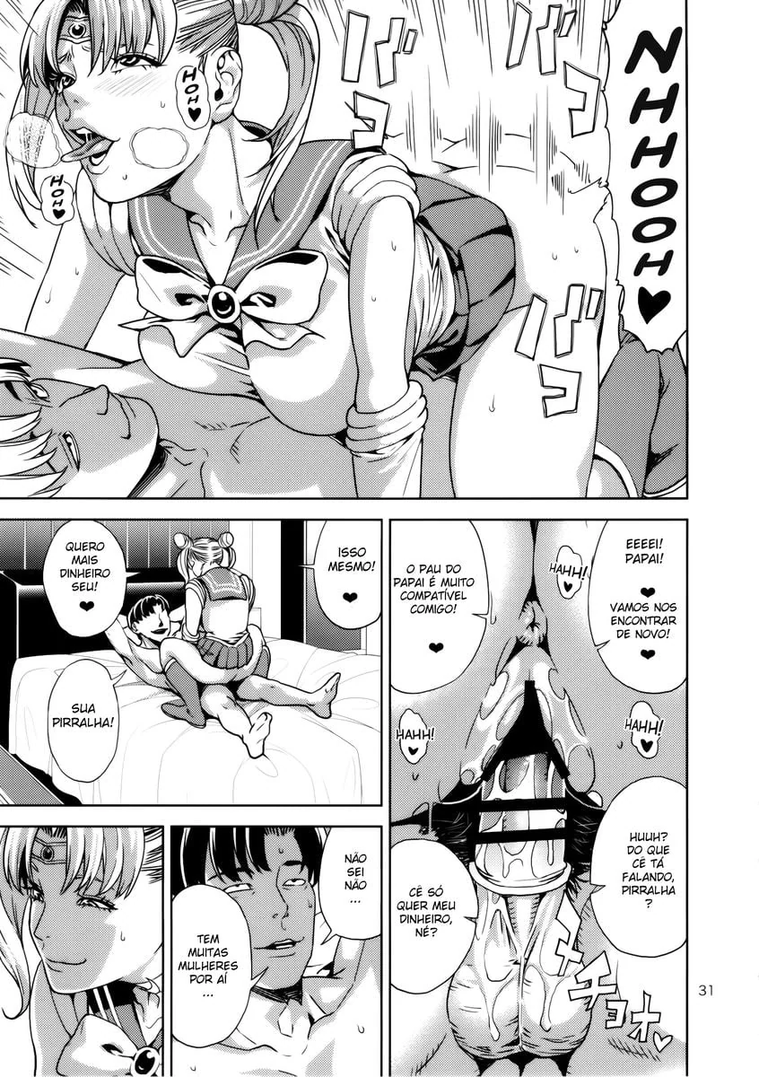 Sailor Moon A piranha do Sexo em Hentai HQ