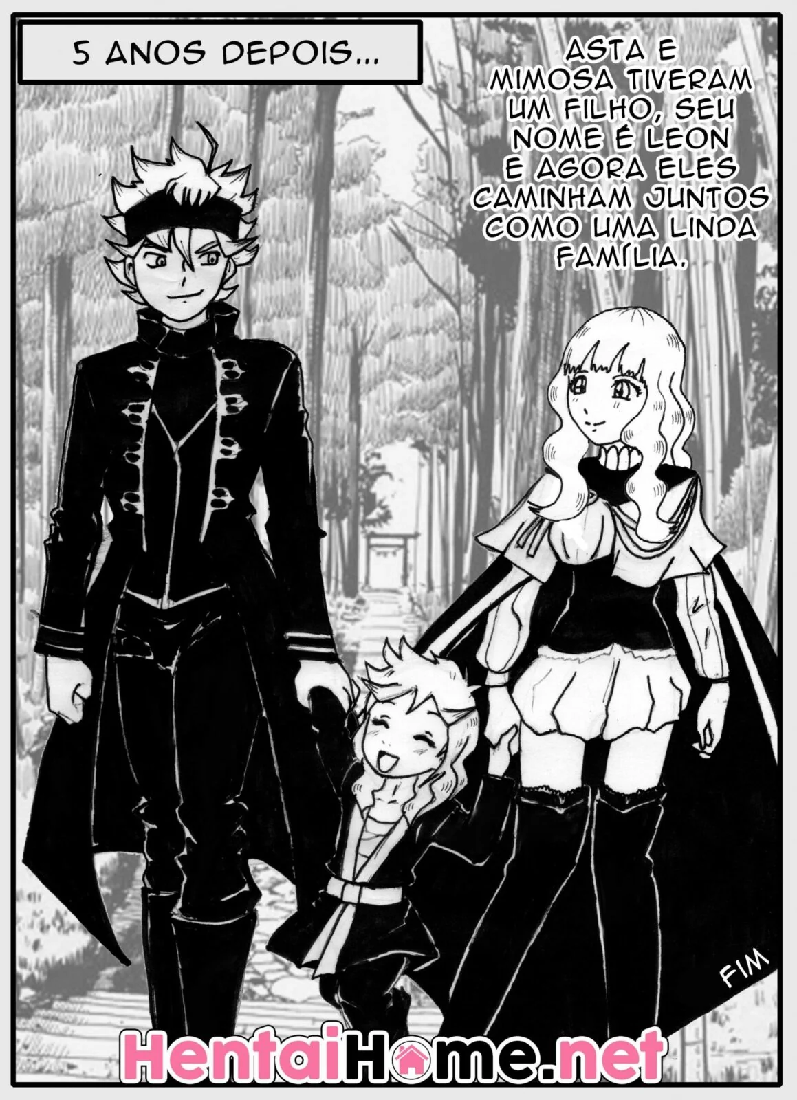 Asta vai enfiar sua piroca na buceta da piranha peituda Mimosa em Black Clover em HQ Brasileiro