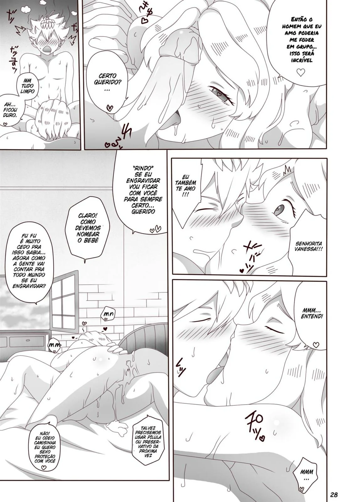 Asta e Vanessa: Buceta Molhada e Pau Duro em Black Clover Hentai HQ Brasileiro