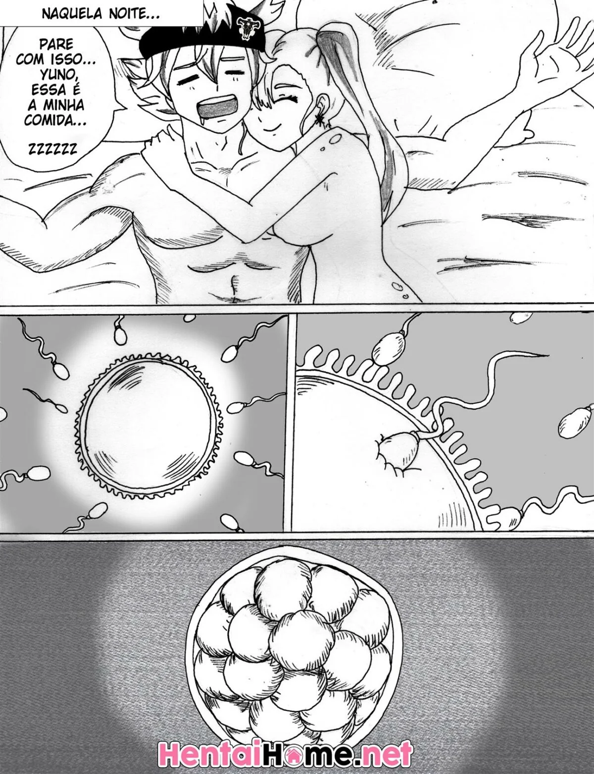 A Família Asta x Noelle: Buceta Bêbada e Rola Desmiolada em Hentai HQ Brasileiro