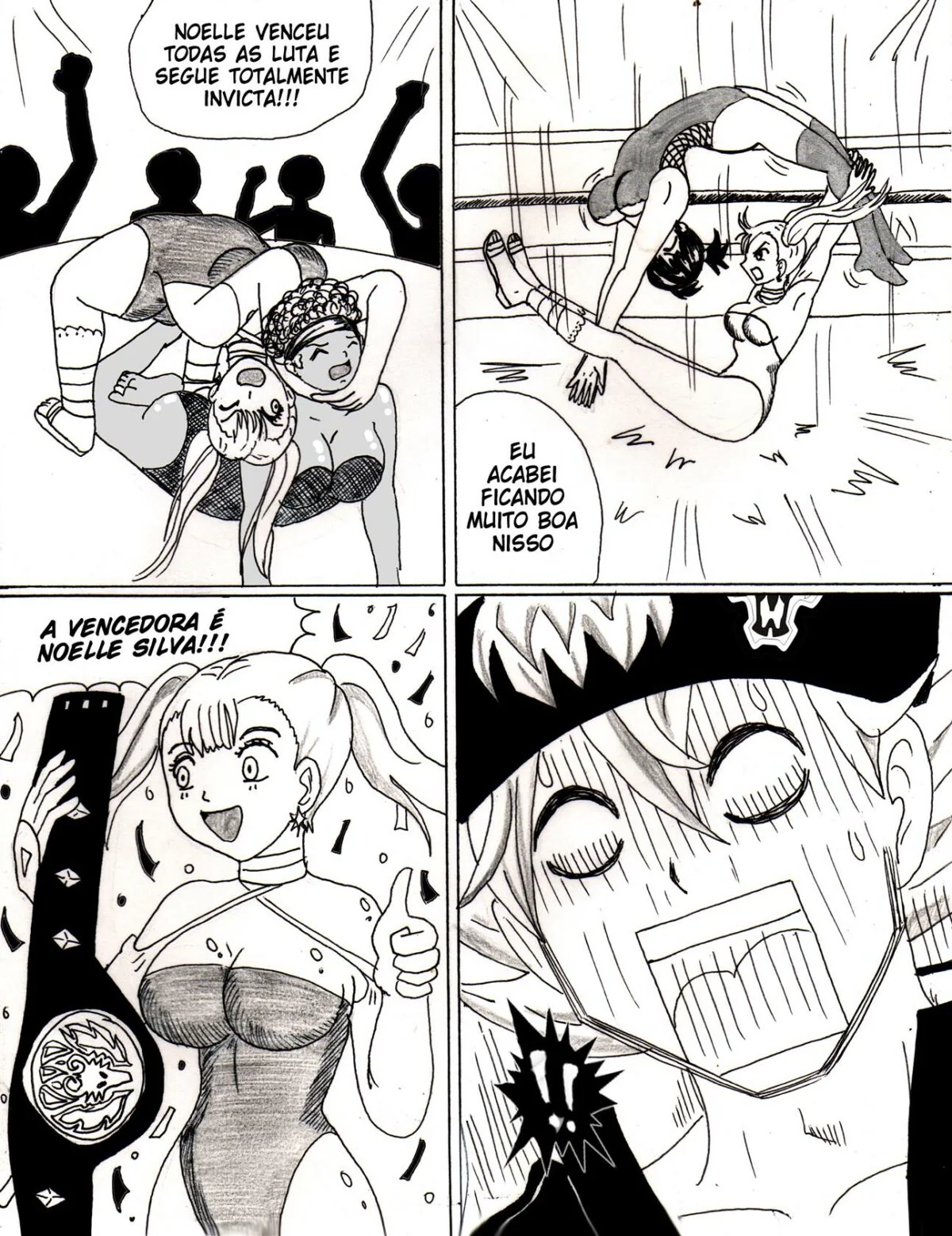A Família Asta x Noelle: Buceta Bêbada e Rola Desmiolada em Hentai HQ Brasileiro