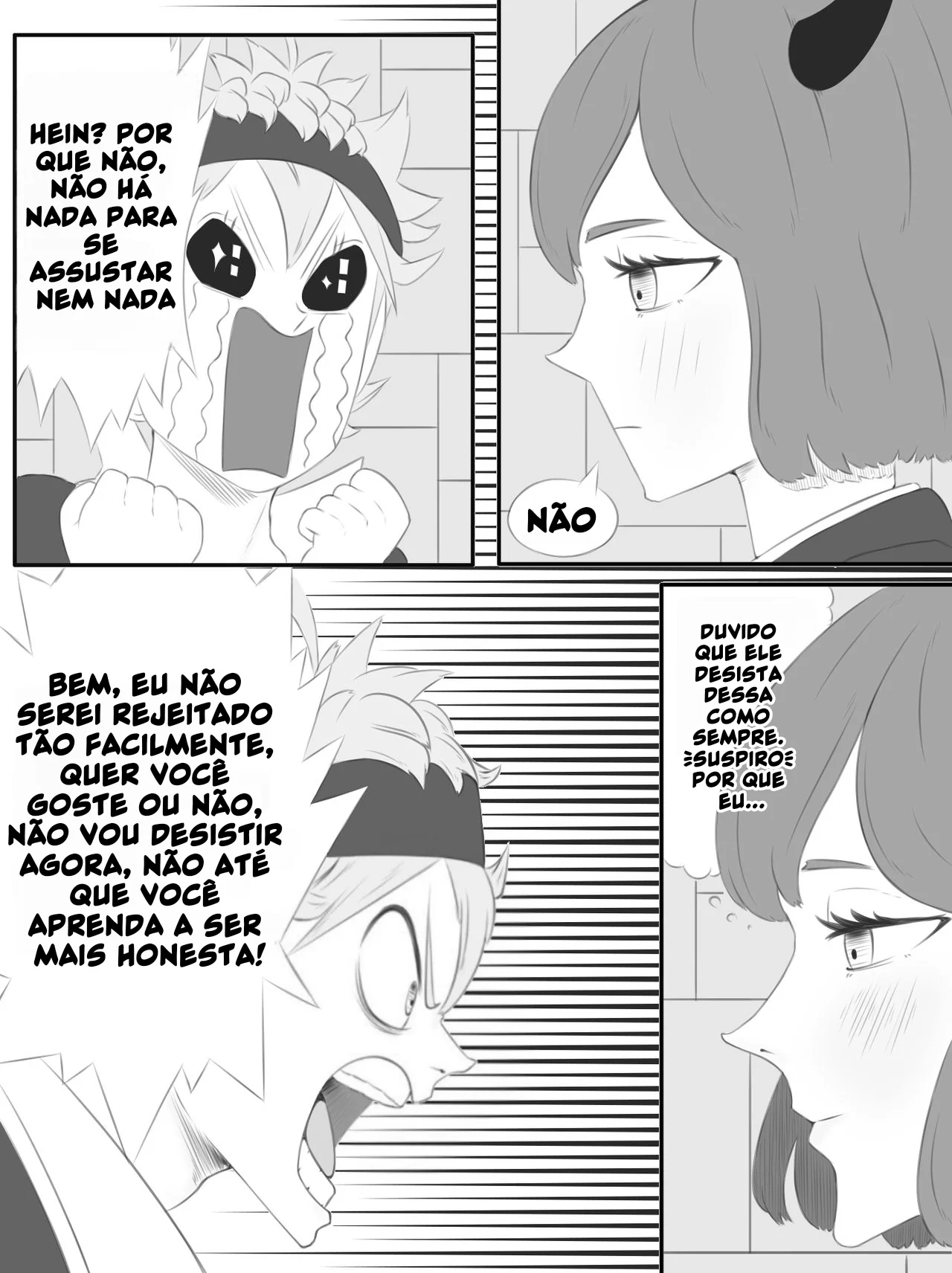 Black Clover: Nero e Asta Em Um Sexo Anal Sensacional em HQ Brasileiro