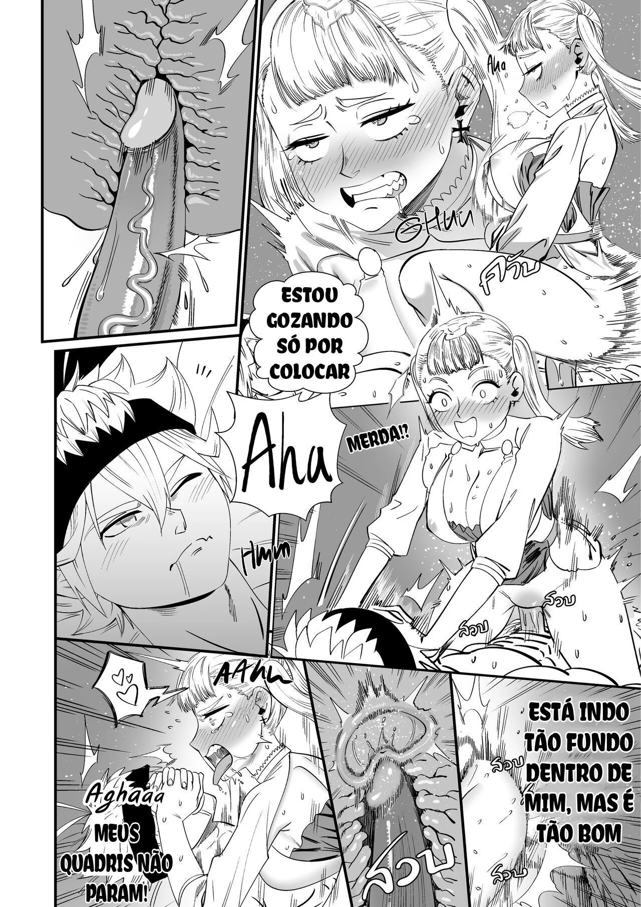 Noelle, a piranha de Black Clover, louca por pica em HQ Porn Brasileiro