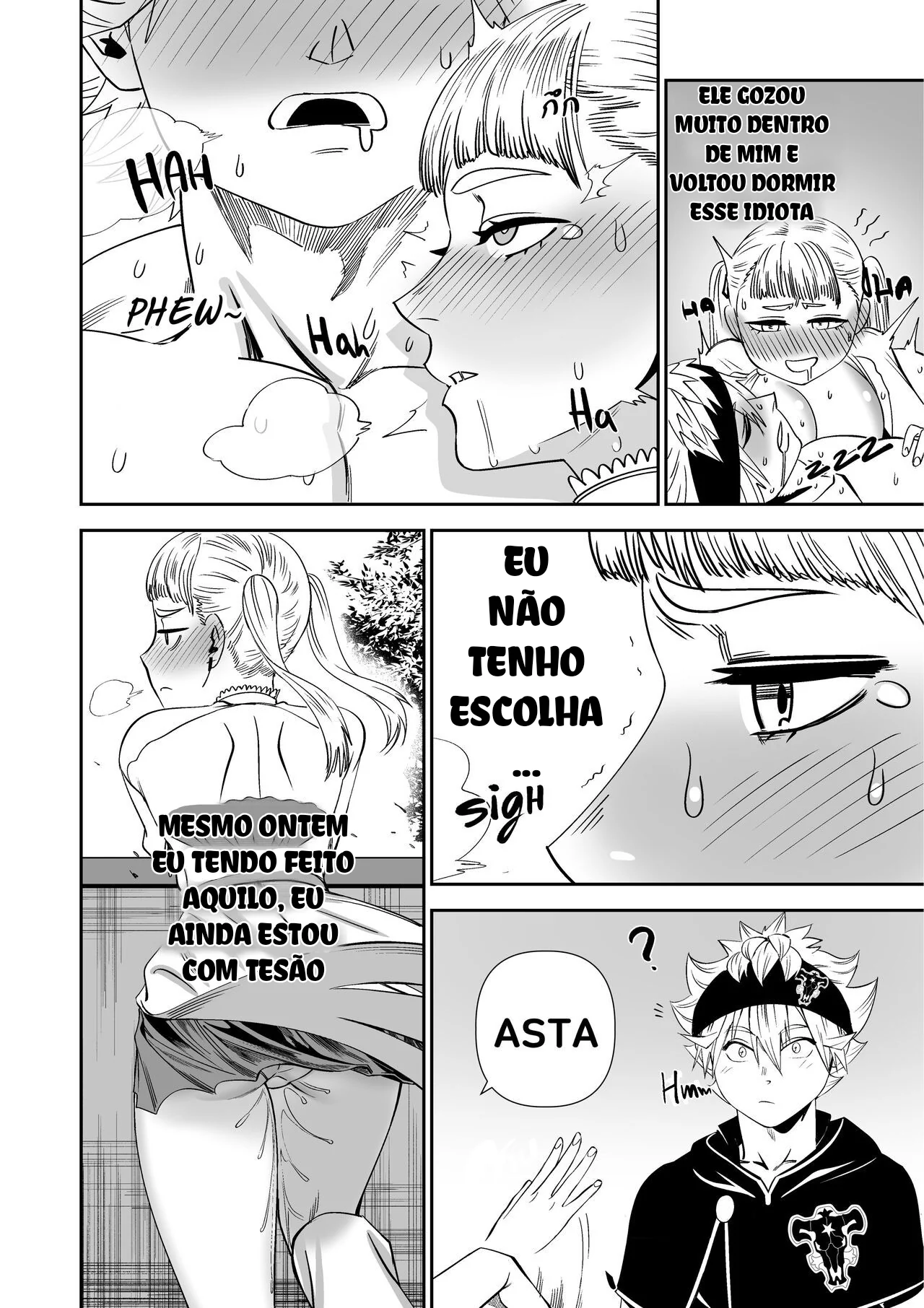 Noelle, a piranha de Black Clover, louca por pica em HQ Porn Brasileiro