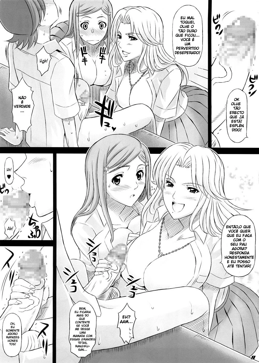 Bleach Hentai: Pirocas e Bucetas VL.2 – Ação Picante em HQ Brasileiro