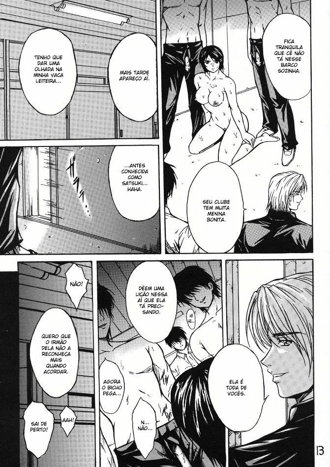 Bleach Hentai: Cadeia de Abuso – Satsuki Kitaoji e a Injeção de Pica na Prisão em Hentai HQ