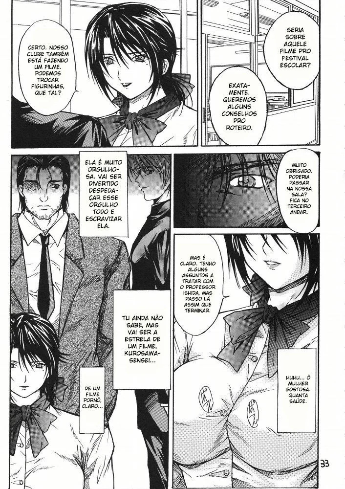 Abuso na Prisão: Satsuki Kitaoji e a Seringa na Buceta em Hentai HQ Brasileiro