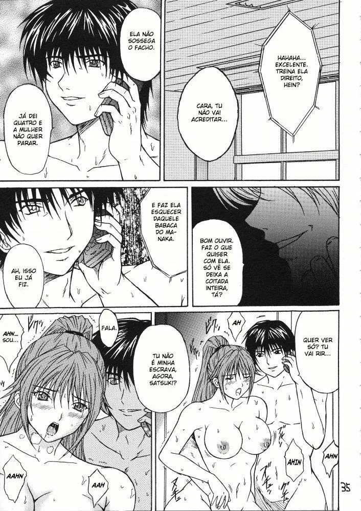 Abuso na Prisão: Satsuki Kitaoji e a Seringa na Buceta em Hentai HQ Brasileiro