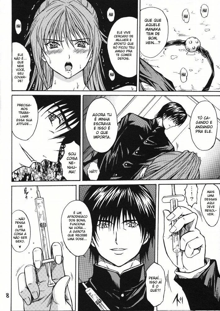 Abuso na Prisão: Satsuki Kitaoji e a Seringa na Buceta em Hentai HQ Brasileiro