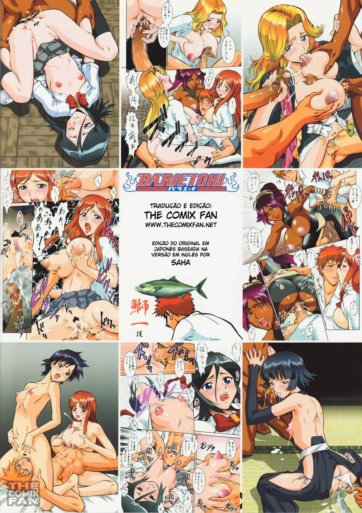 Desafio dos Seios: Piranhas Peitudas se Exibem Enquanto Ichigo Observa – Hentai HQ Brasileiro