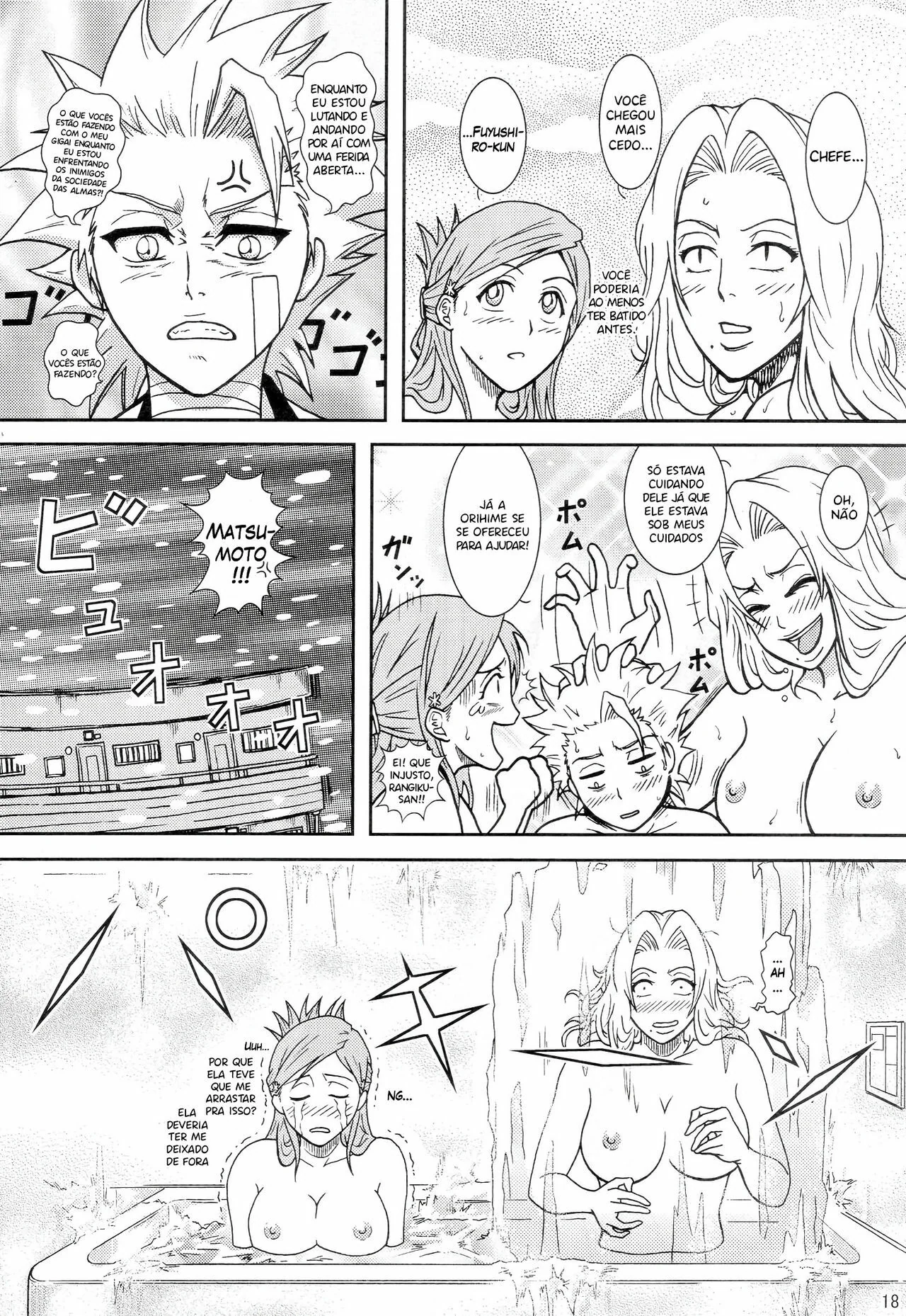 [REVISAR POST ⚠️✏️] Bleach Hentai: Loira – Mortes no spa
