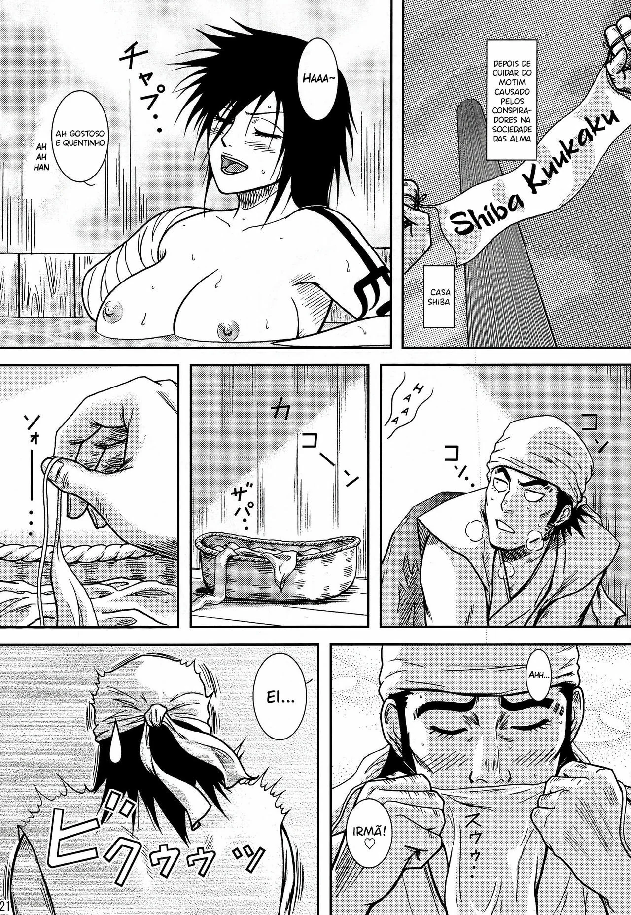 [REVISAR POST ⚠️✏️] Bleach Hentai: Loira – Mortes no spa