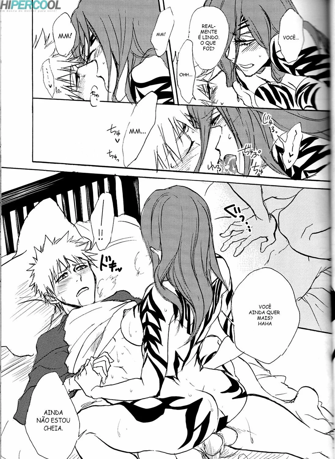 Ichigo Kurosaki metendo a rola na buceta apertada de Renji Abarai em Bleach Porno” em Hentai HQ