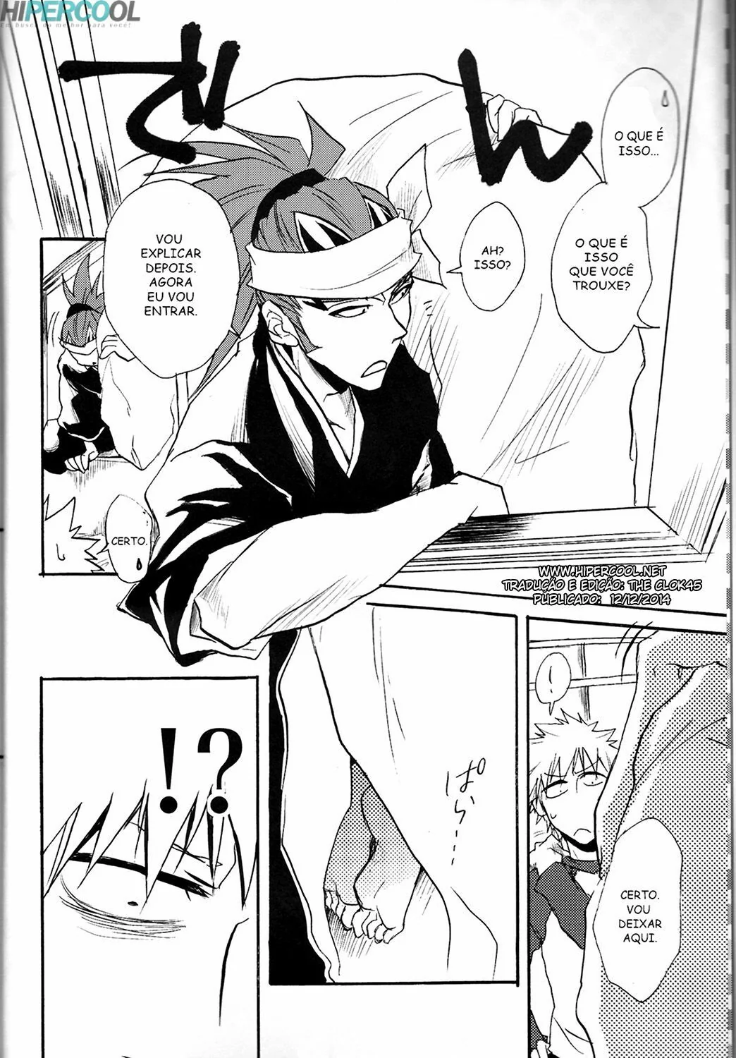 Ichigo Kurosaki metendo a rola na buceta apertada de Renji Abarai em Bleach Porno” em Hentai HQ