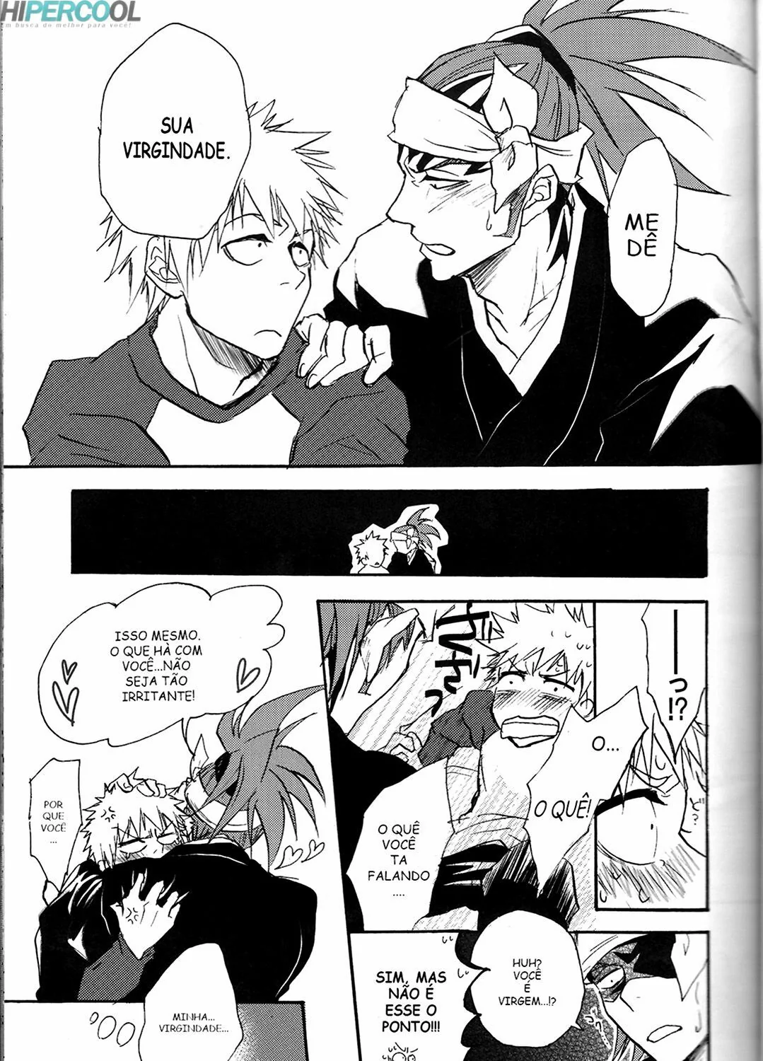 Ichigo Kurosaki metendo a rola na buceta apertada de Renji Abarai em Bleach Porno” em Hentai HQ
