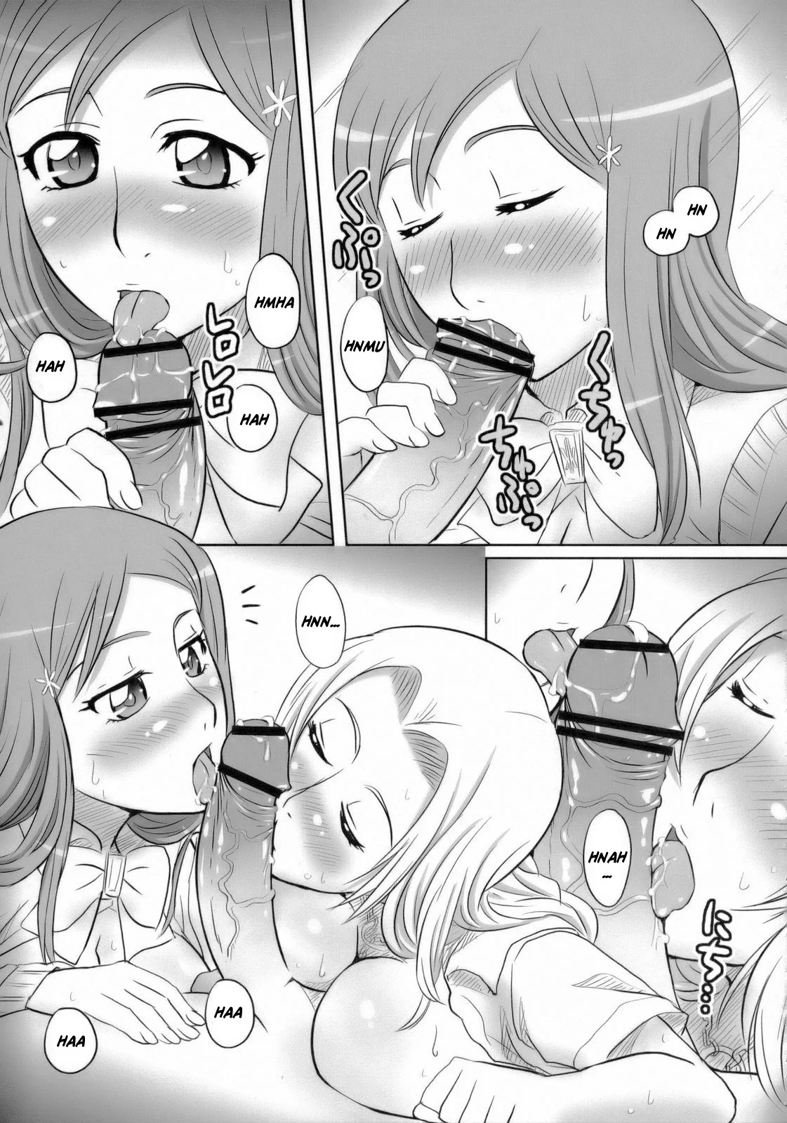 Bleach fotos de sexo – Foda Quente no Mundo Espiritual – Rangiku e Orihime Dominam o Pau Gelado do Toushirou