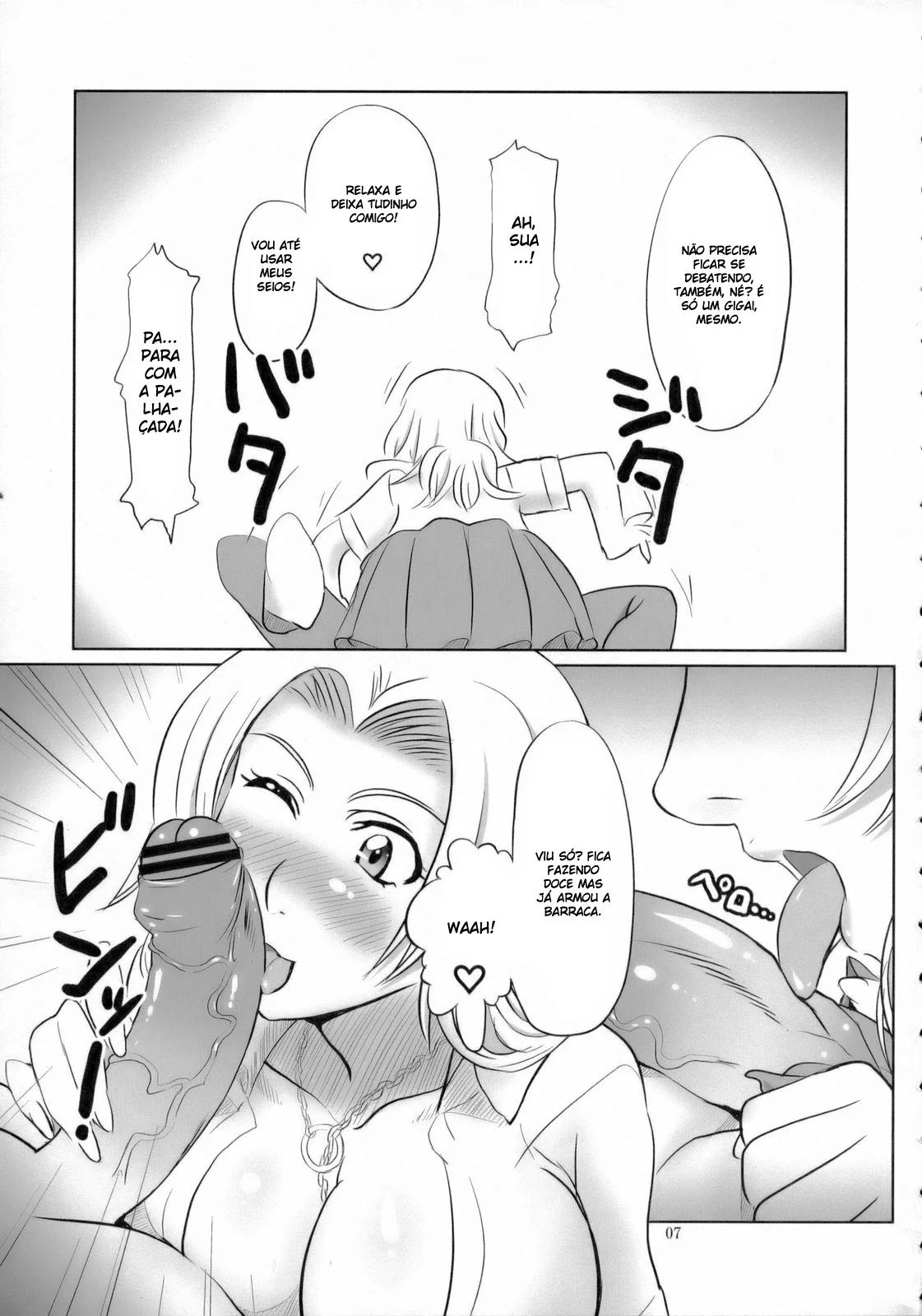 Bleach fotos de sexo – Foda Quente no Mundo Espiritual – Rangiku e Orihime Dominam o Pau Gelado do Toushirou