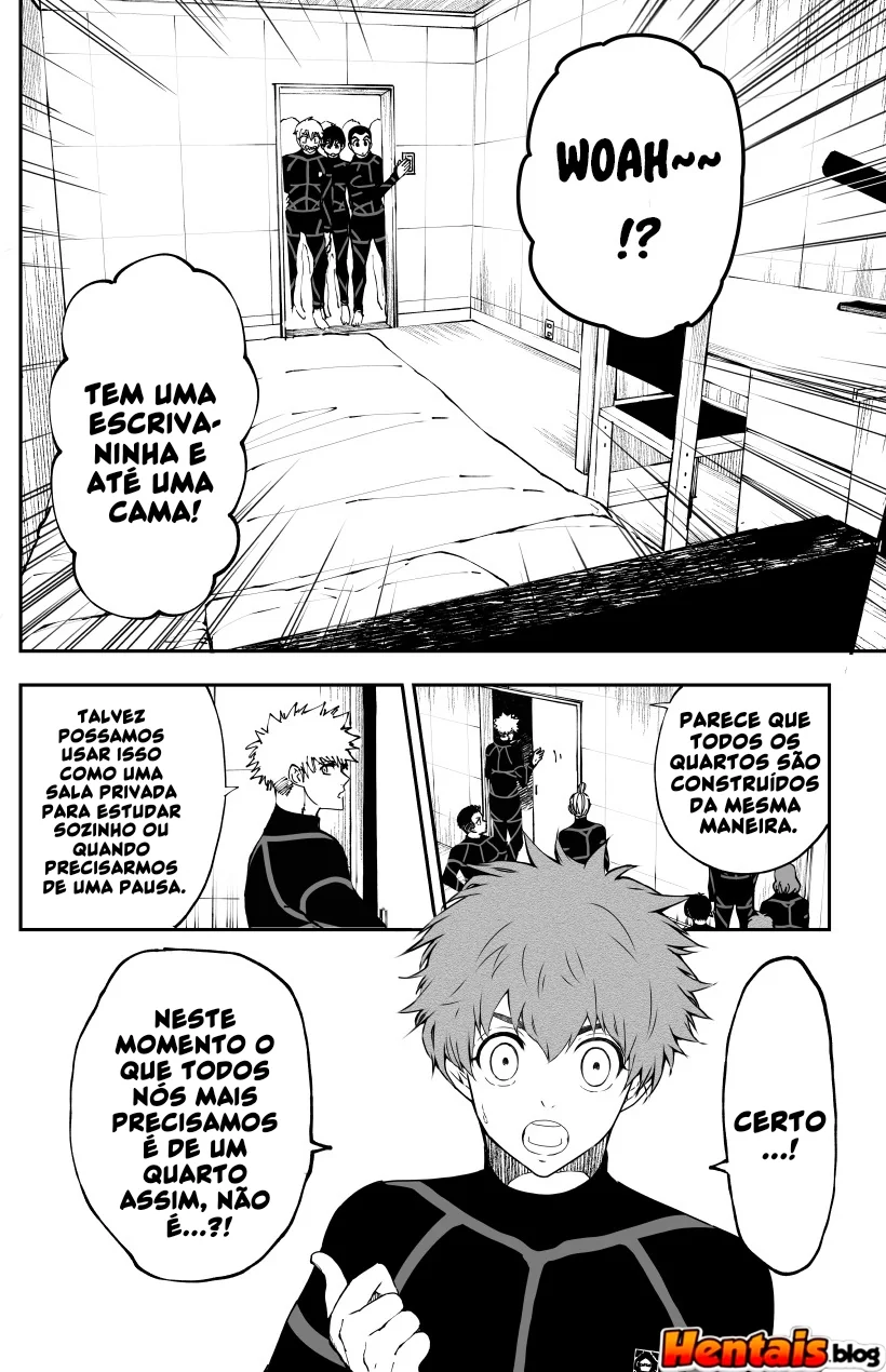 Blue Lock Hentai: Batalha de Piranhas – Yoichi Isagi vs Hyoma Chigiri em HQ Brasileiro