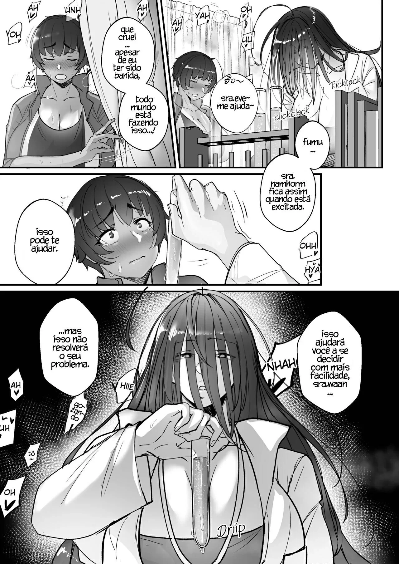 Professores Sortudos Fodendo suas Piranhas Alunas em Hentai HQ Brasileiro
