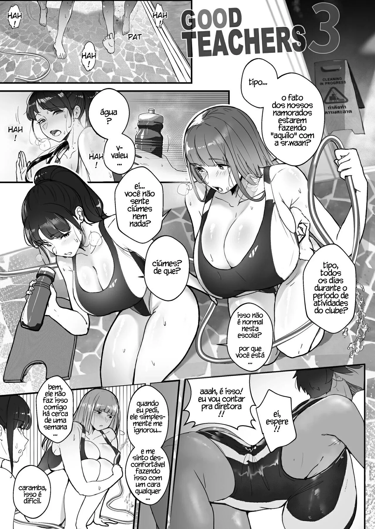 Professores Sortudos Fodendo suas Piranhas Alunas em Hentai HQ Brasileiro
