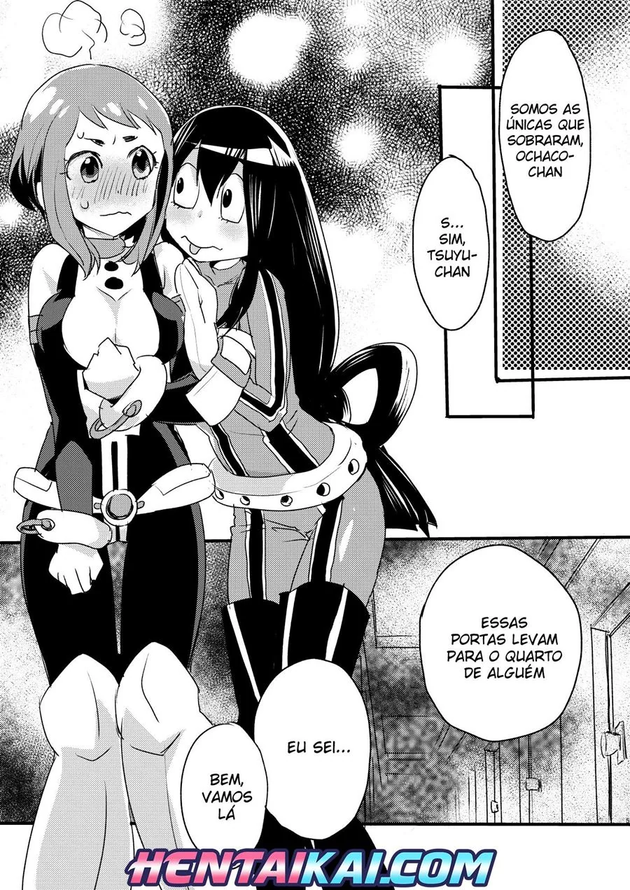 Boku No Hero HQ: Ochako e Tsuyu em uma Bolha de Sexo – Hentai em HQ Brasileiro