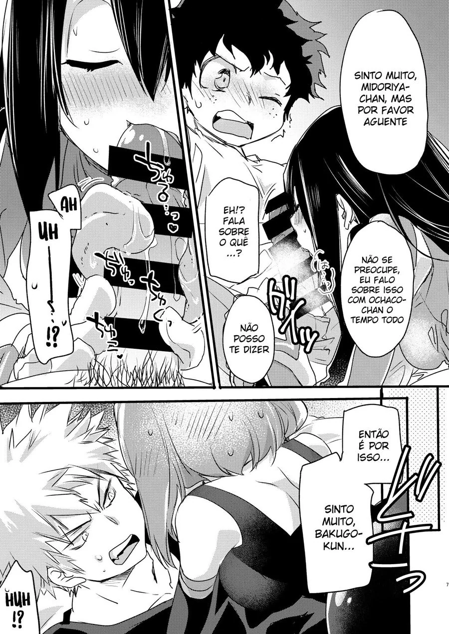 Boku No Hero HQ: Ochako e Tsuyu em uma Bolha de Sexo – Hentai em HQ Brasileiro