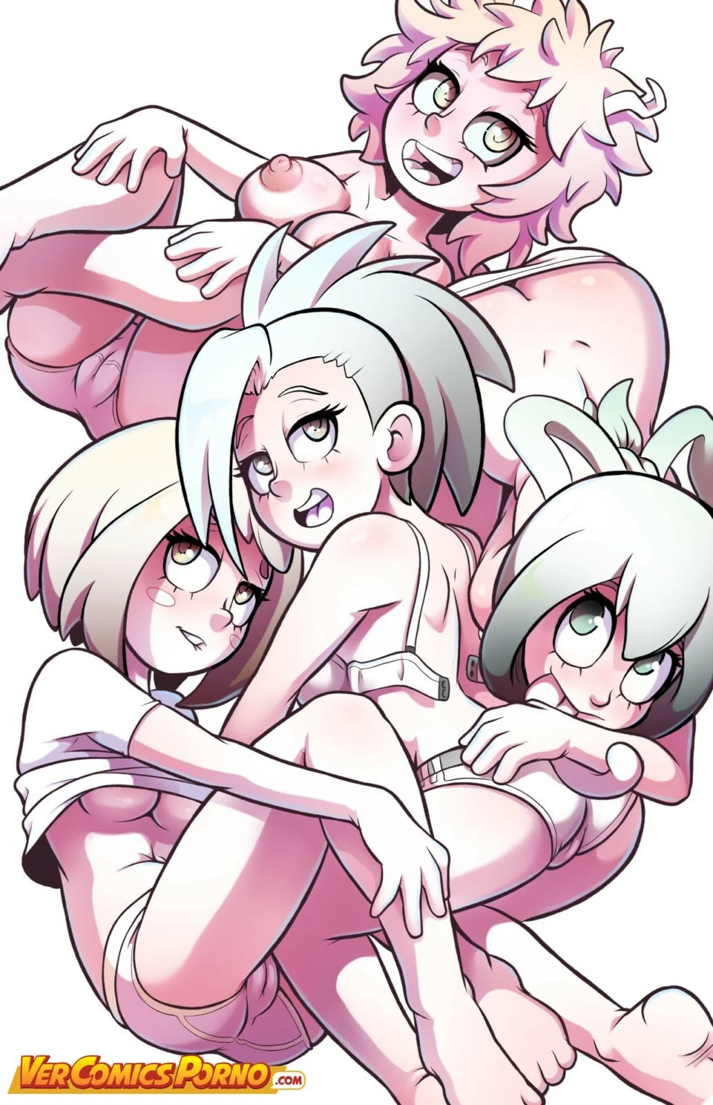 Boku No Hero Pornô: A outra Metade – Novinhas piranhas da Boku no Hero Academia fodendo na escola | HQ Brasileiro em hentai