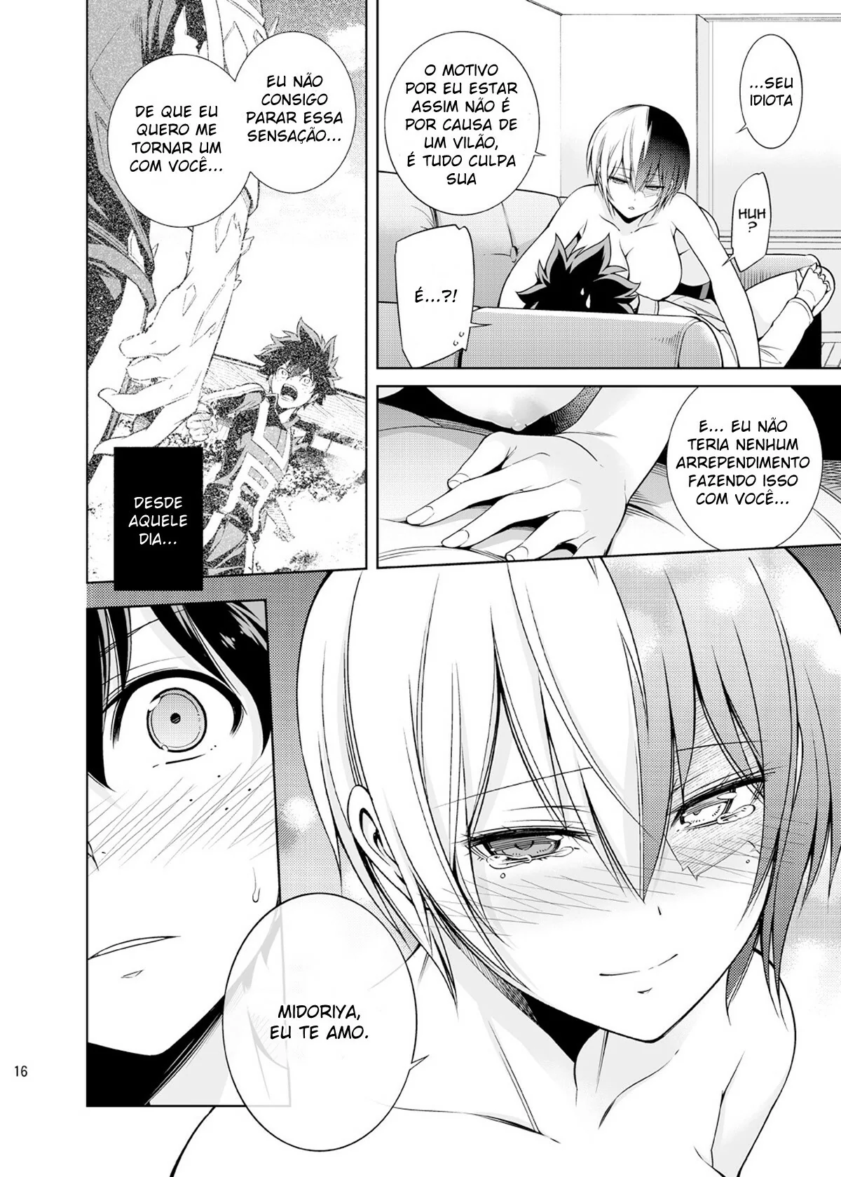Boku no Hero Academia: Garota Congelante – Shouto Todoroki fodendo a piranha do trem em HQ Brasileiro
